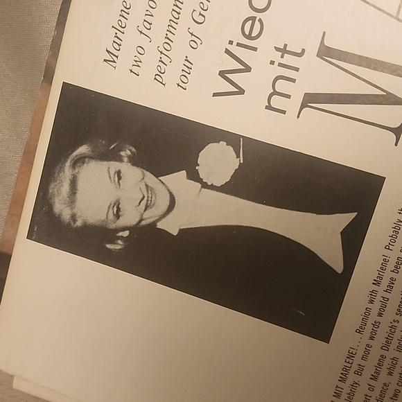 RARE Marlene Dietrich Wiedersehen Mit Marlene LP - Picture 3 of 8